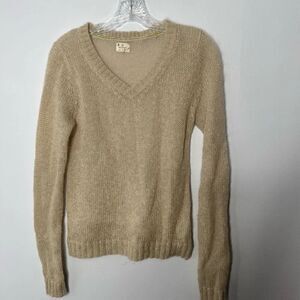 Hartford Women's Cream Sweater mohair blend